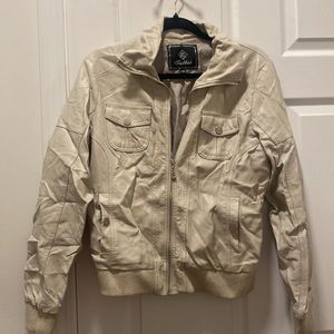 Snobbish women’s faux leather jacket.